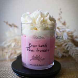 Bougie chantilly Fleurs de cerisier