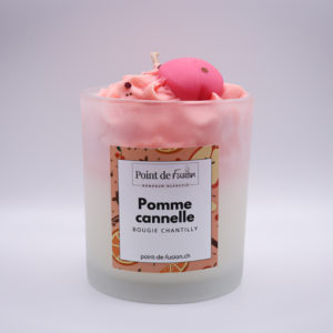Bougie chantilly Pomme cannelle